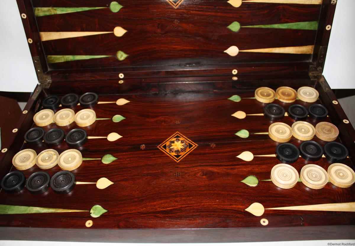 Antique Eastern Backgammon