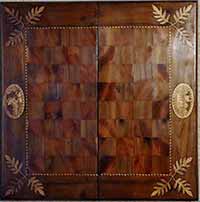 Fine Antique Irish Killarney Chess Gamesbox