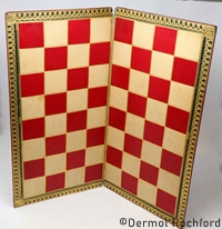 Rare Antique Leuchars Carton Pierre Chessboard 