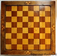 Rare circa 1700 antique german gamesbox