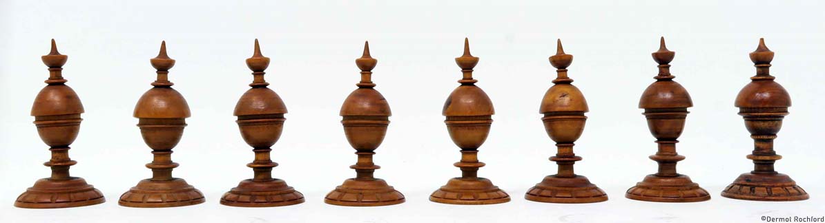 Antique Italian Chess Set