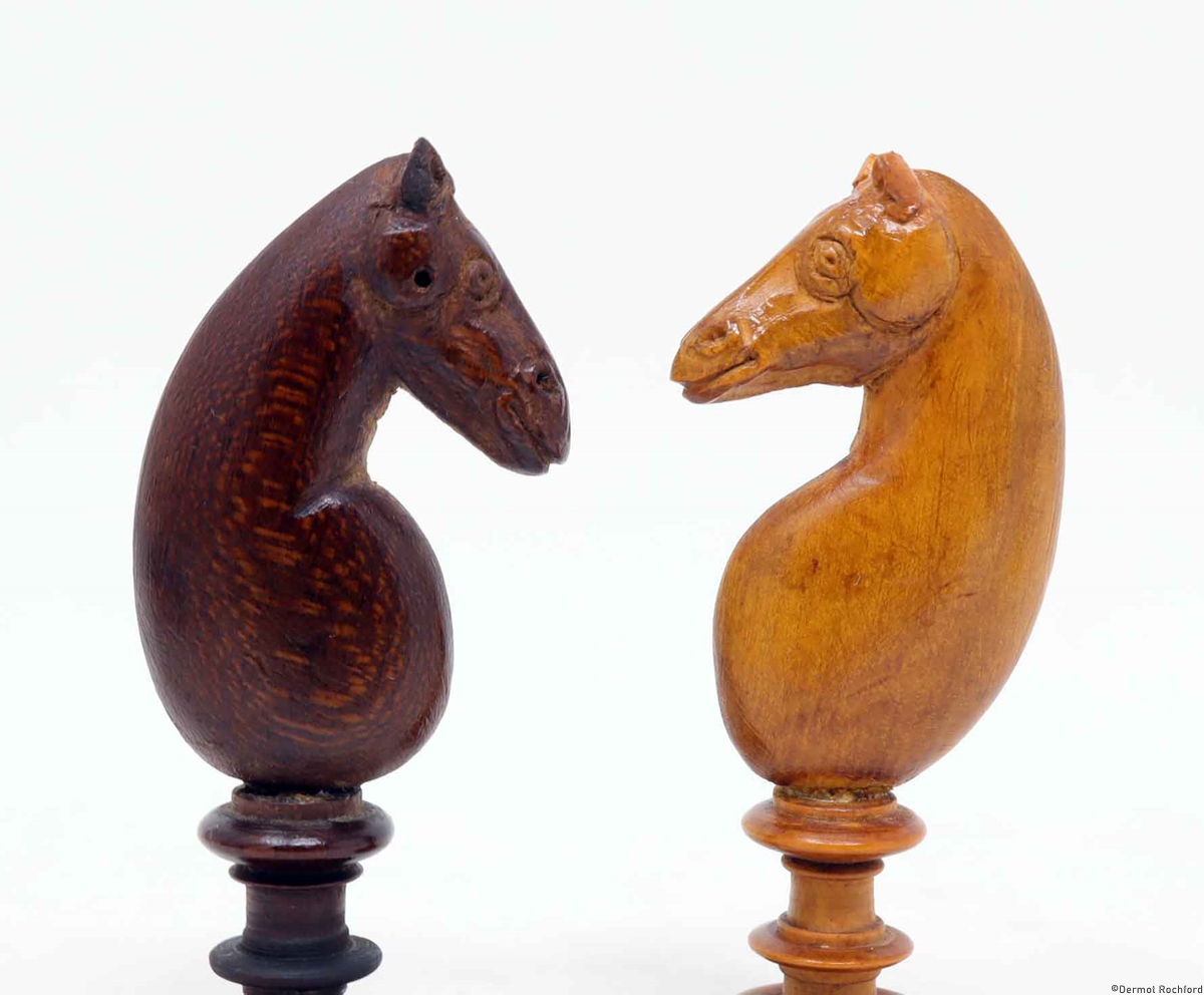 Antique Italian Chess Set